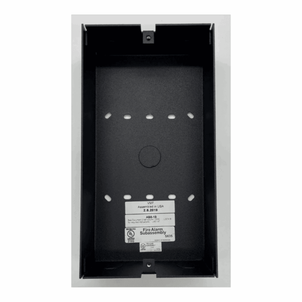 ABS-1B Caja de montaje para anunciadores serie ACS de NOTIFIER