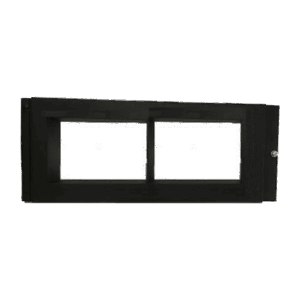 Placa de Revestimiento para Anunciador Gráfico NCD, se Instala en la Primer Fila de Gabinetes Serie CAB-4 de NOTIFIER, Color Negro