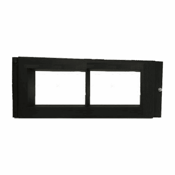 Placa de Revestimiento para Anunciador Gráfico NCD, se Instala en la Primer Fila de Gabinetes Serie CAB-4 de NOTIFIER, Color Negro