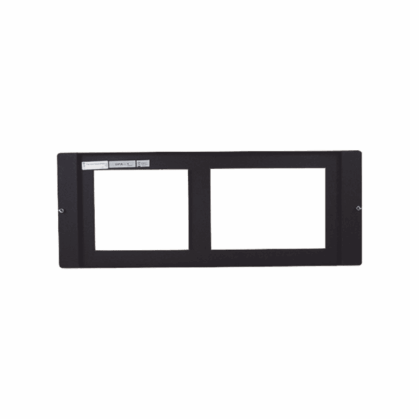 DPA-1. Placa de 1 Fila para DVC-EM y CMIC-1, Compatible con Gabinetes Serie CAB-4, Color Negro.