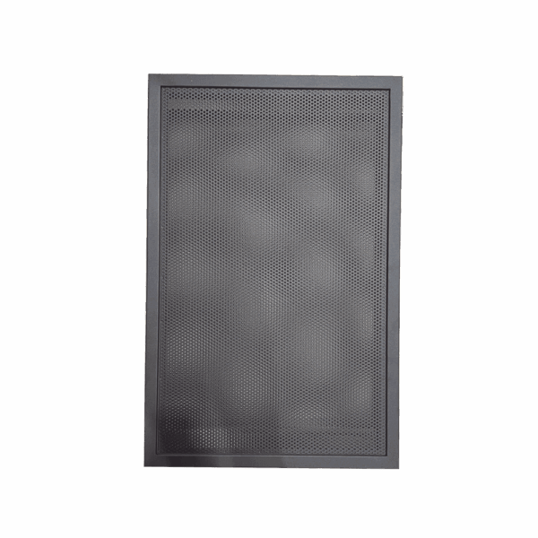 Puerta para Gabinete de 3 Niveles EQBB-C4, Ventilada, para Paneles Serie EQ de NOTIFIER, Color Negro