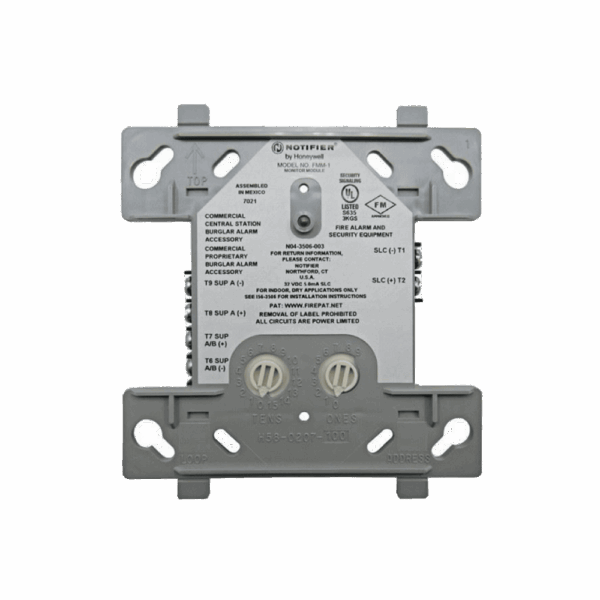 FZM-1. Modulo Monitor, Direccionable, para Detectores Convenciones de Humo a 2 hilos.