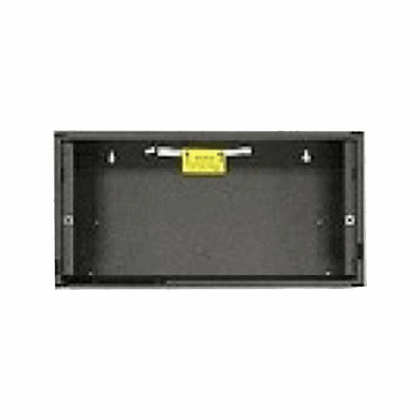 Gabinete de Un Nivel, Sin Compartimiento para baterías, para Paneles NOTIFIER, Color Negro. SBB-AA4